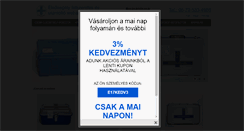 Desktop Screenshot of elsosegely-doboz.com