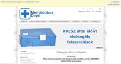 Desktop Screenshot of elsosegely-doboz.hu